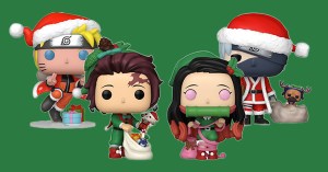 Demon Slayer and Naruto Get Festive Holiday Funko Plus Pops